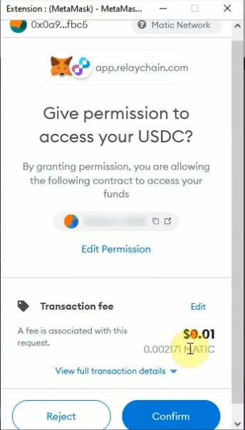 approve transaction metamask