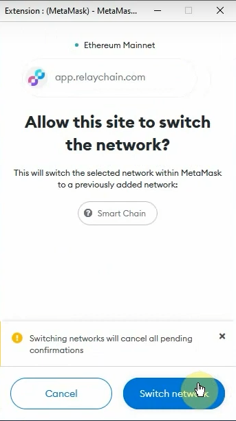switch from ethereum to bsc in metamask